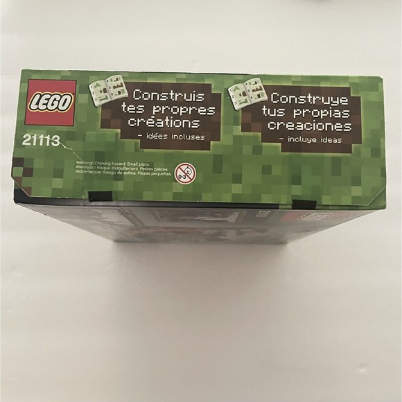 LEGO Minecraft The Cave 21113 Steve Zombie Spider Complete Set Retired New - Picture 5 of 8
